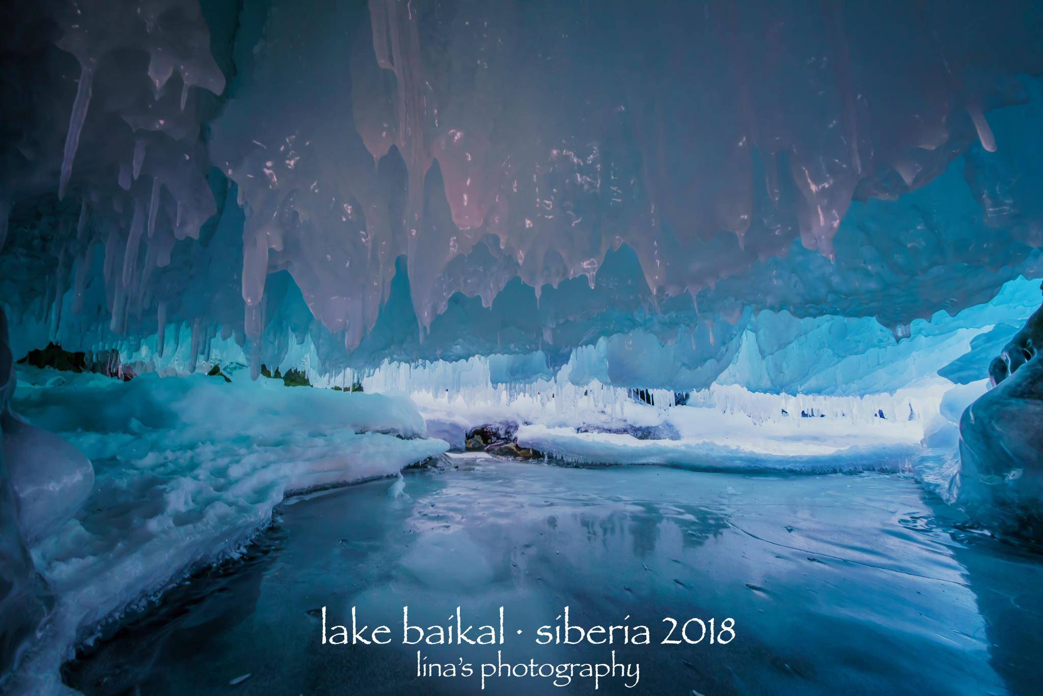 貝加爾湖 時值嚴冬，西伯利亞氣溫長期維持在零下20度。