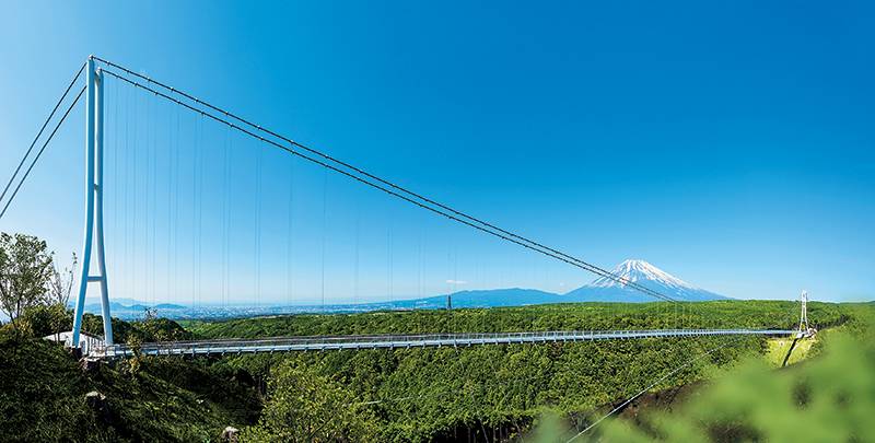 富士山周遊券 年初新開幕的三島Skywalk位置靚絕，但只有巴士到達，新Pass則包括此路線。