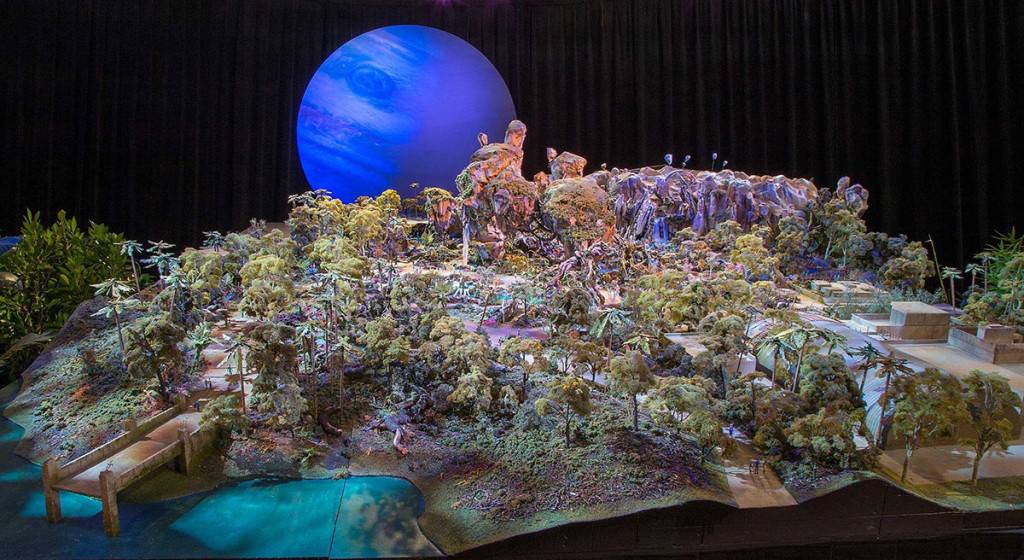 LEGOLAND 去年D23預告時展出的阿凡達藍星球預想圖