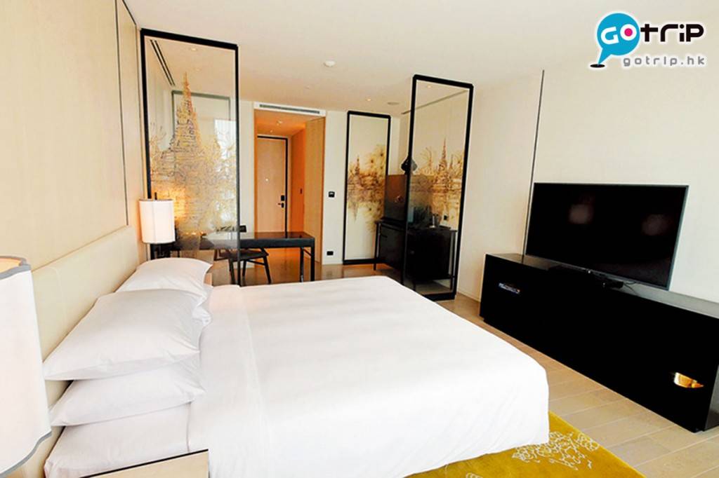 曼谷新酒店 套房有四種房型，「最細」的一款面積都有五百多呎。