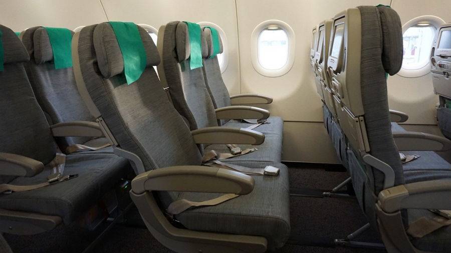 首爾航空 這種座椅基本上只有一些大型航空公司的長途客機才會用到。
