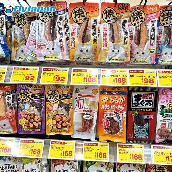 大阪 玉出 京都 超市 ciao肉醬包¥800/2包・推薦大家來為主子們買寵物零食，種類超多且便宜，如貓零食 Ciao肉醬包最少平香港一半。