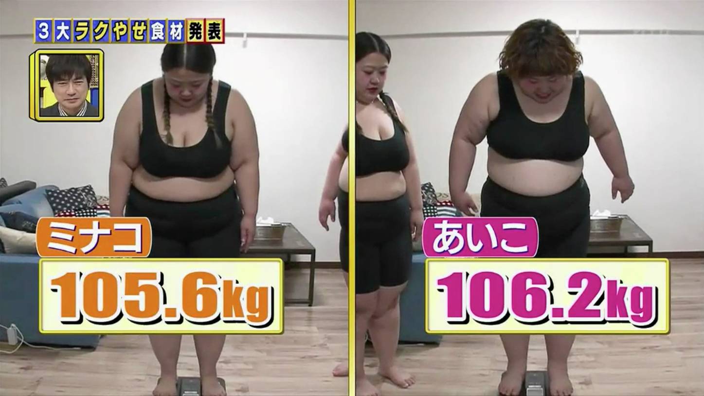 由2位體重加埋超過200kg嘅搞笑藝人Donguri Powers嘅Minako同Aiko進行試驗。