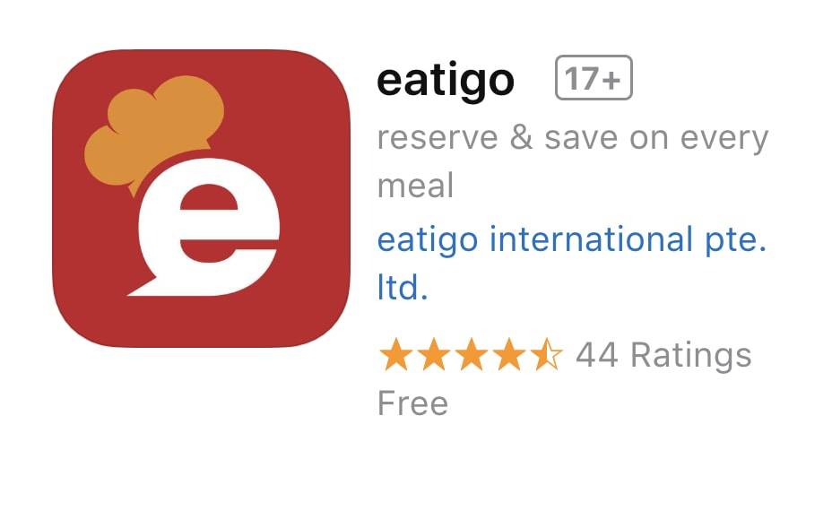 泰國自由行必備App 泰國飲食優惠 app - Eatigo