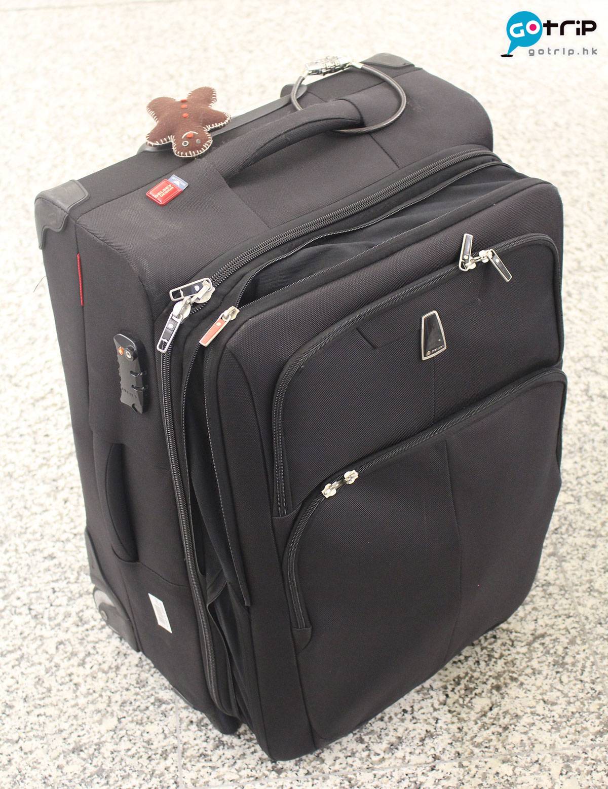 空姐 行李 免稅品 長途機 比利時 國泰和港龍空姐都規定使用的Delsey喼款。