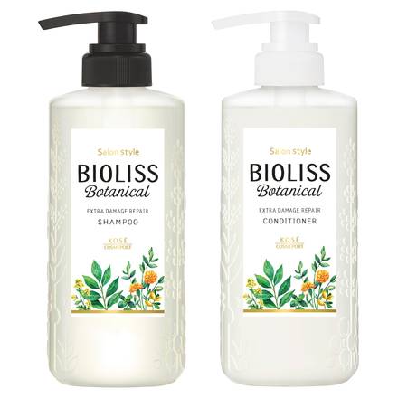 日本洗頭水 KOSÉ BIOLISS Botanical Deep Moist Shampoo+Conditioner（參考價：洗頭水：861円/480ml、護髮素：861円/480ml）