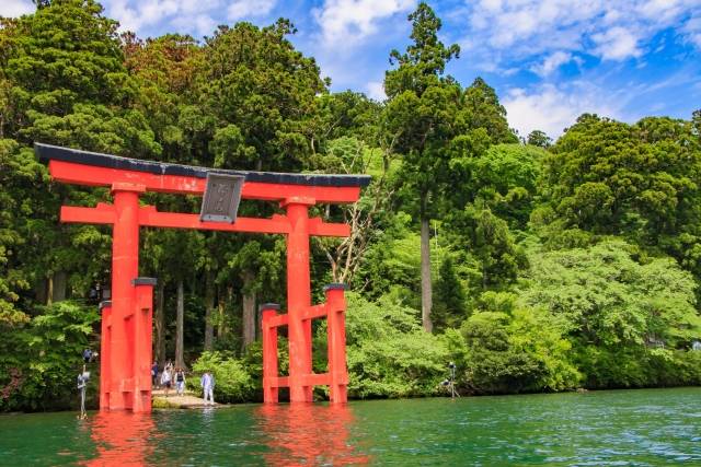 日本神社 箱根神社「平和之鳥居」