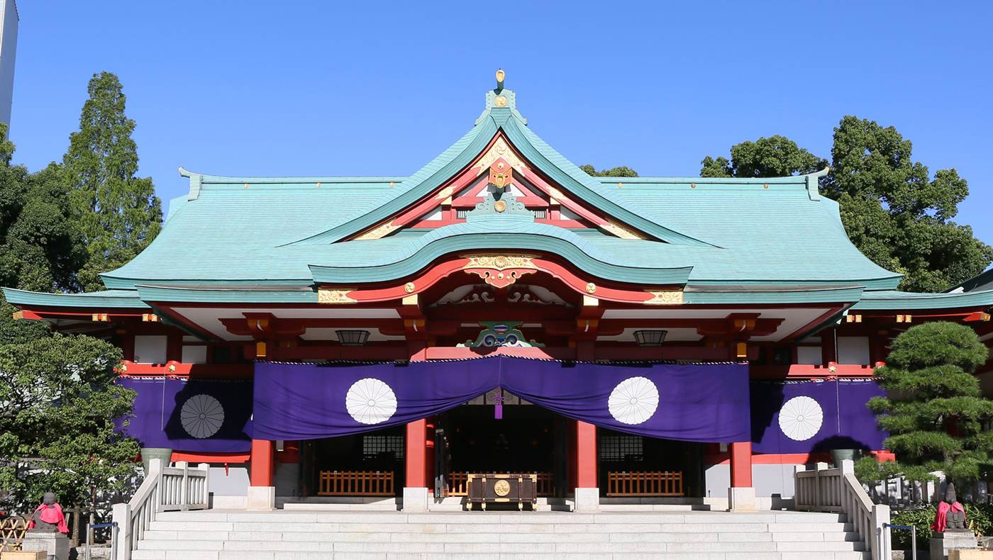 日本神社 日枝神社社殿