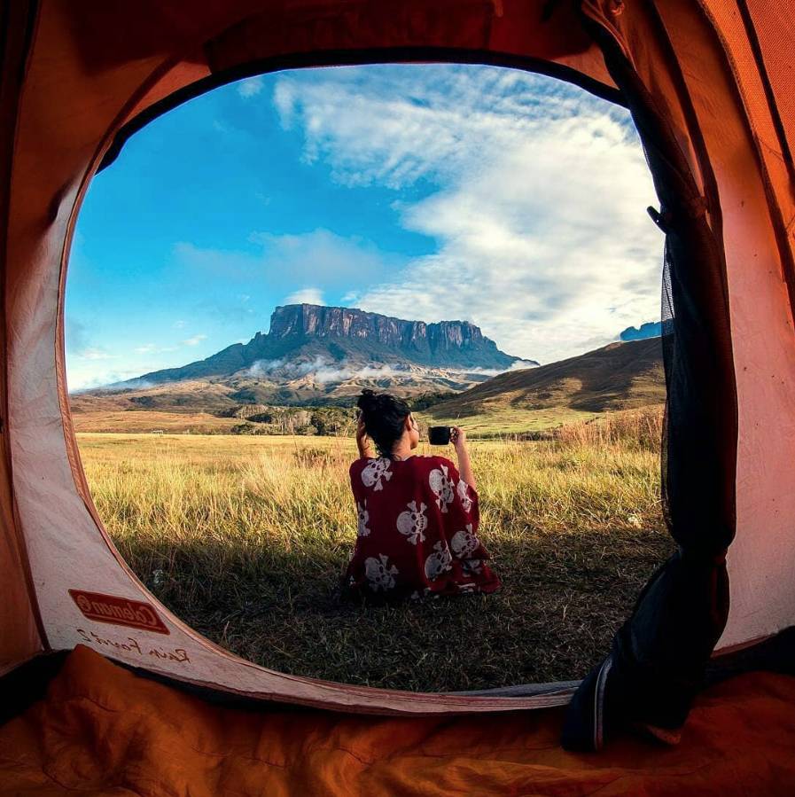 世界自然遺產 在這麼美的大自然中camping，簡直是人生一大樂事！｜圖片來源：Ig@canaimanationalpark