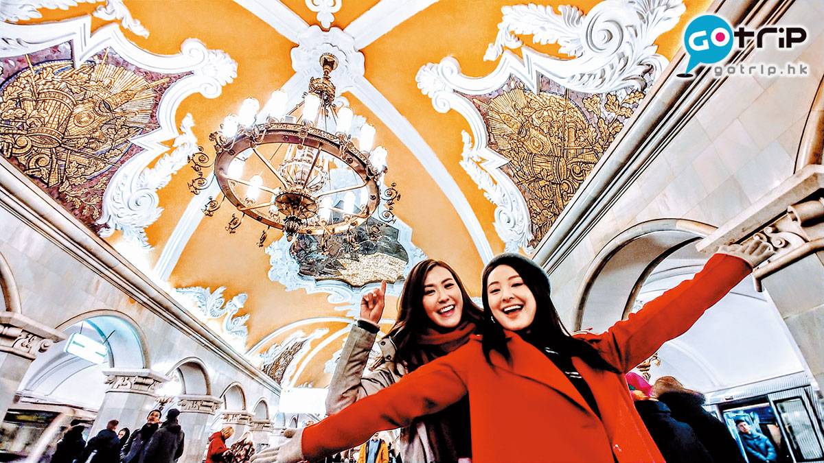 12生肖 莫斯科地鐵站非常華麗，更有地下宮殿之稱，兩位主持遊覽各個車站，感受貴族般的豪華氣派。