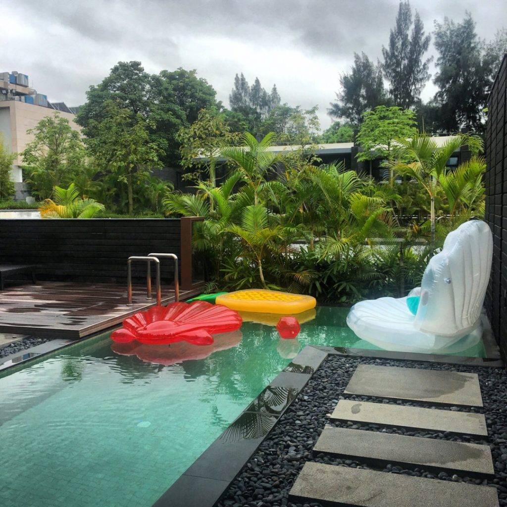 深圳酒店推介 獨立私人泳池可隨時打卡。