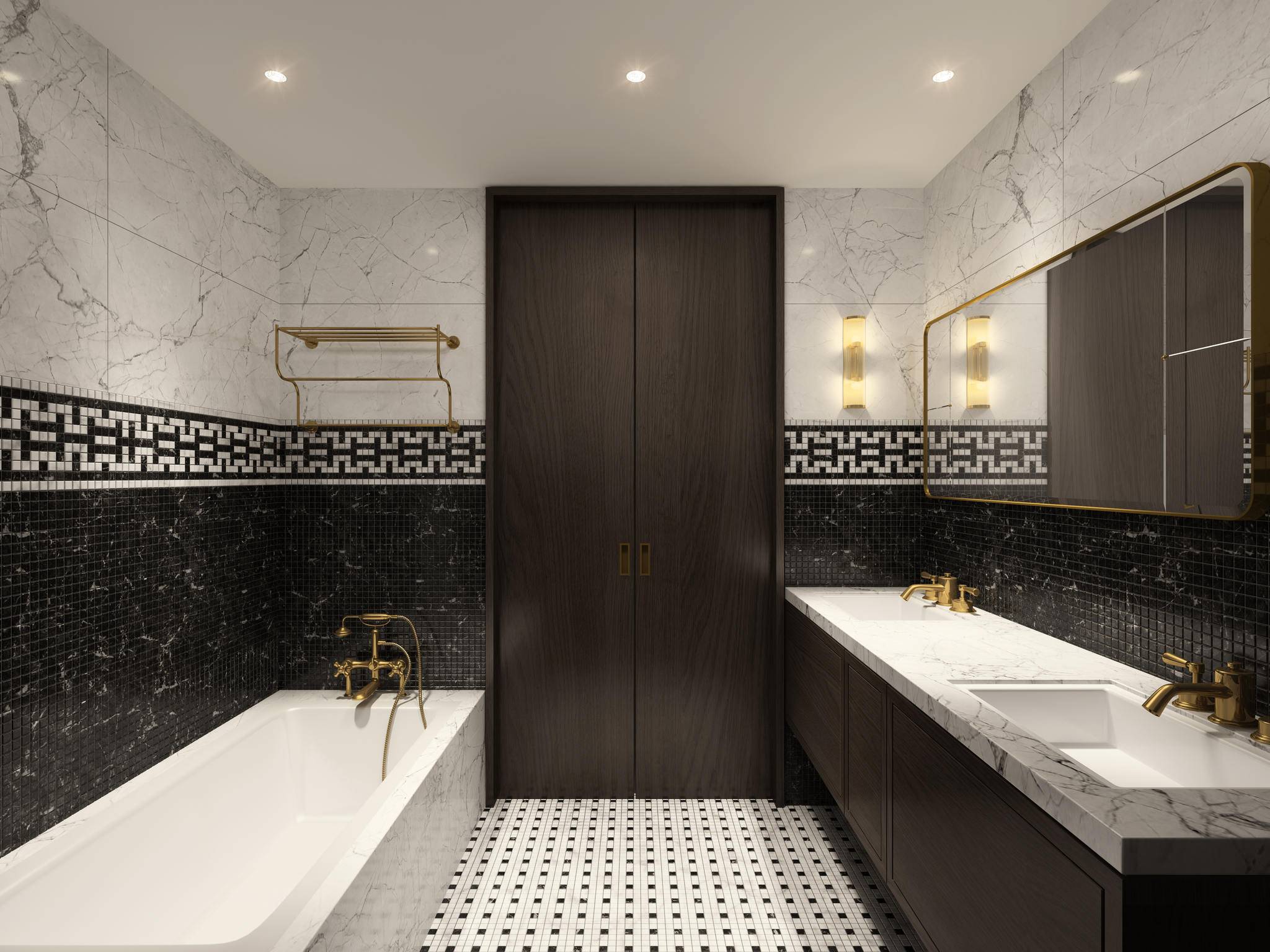 2019首爾新酒店 浴室的設計有一種異國的感覺。