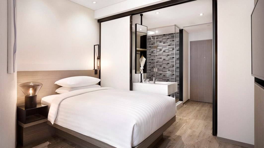 2019首爾新酒店 單人房相對比較闊落。