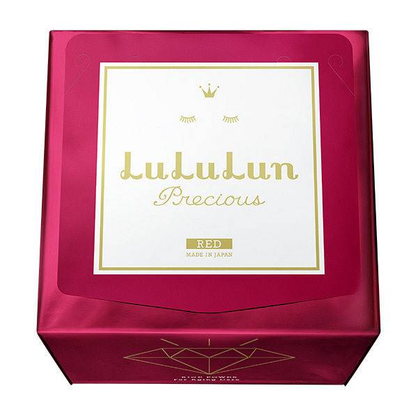 日本面膜排行榜 第14位：LuLuLun 濃密保濕型面膜 (紅色) 32片裝 1,523円｜圖片來源：Lohaco