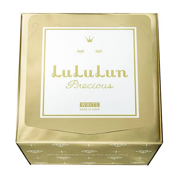 日本面膜排行榜 第12位：LuLuLun 彈力光澤型面膜 (金色) 32片裝 1,529円｜圖片來源：Lohaco