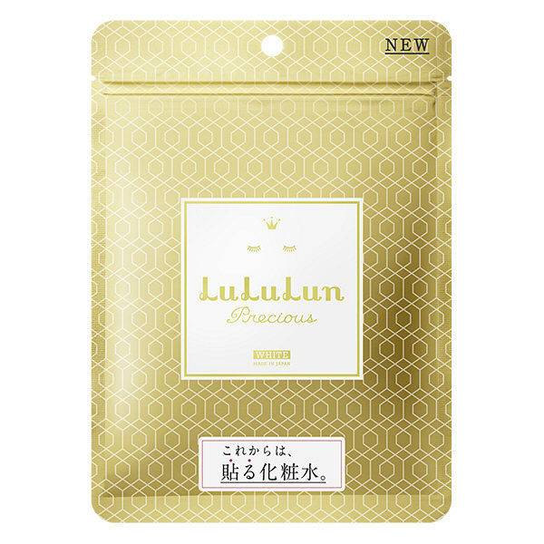 日本面膜排行榜 第6位：LuLuLun 彈力光澤型面膜 (金色) 7片裝 430円｜圖片來源：Lohaco