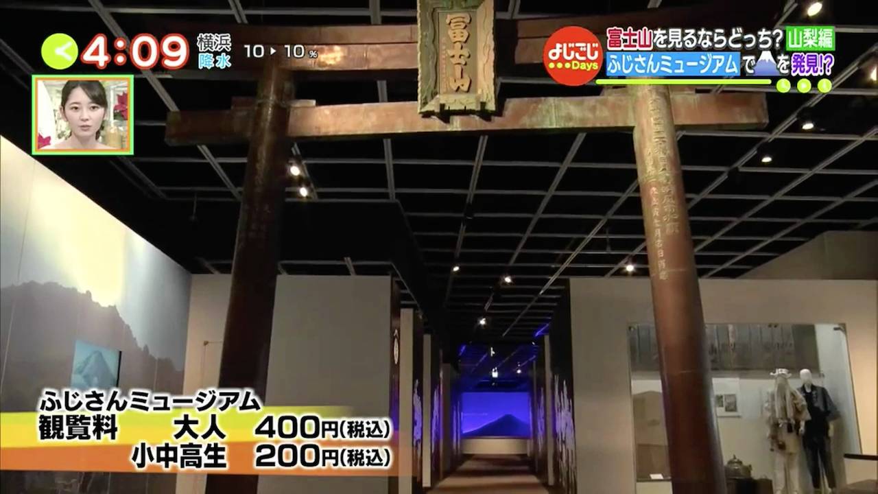 富士山最佳觀賞地點 「富士山博物館」參觀費：成人400円/約HK；學生200円/約HK。