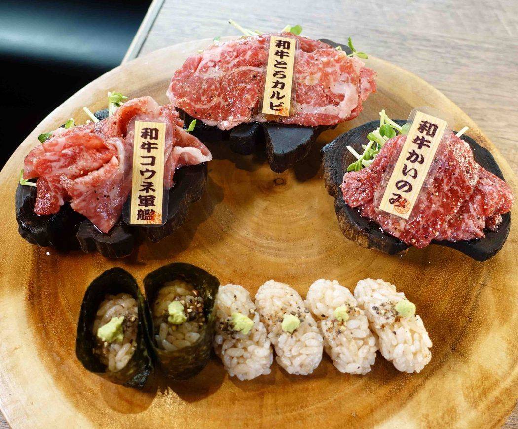失禮行為 每件肉壽司都會放上wasabi解膩。