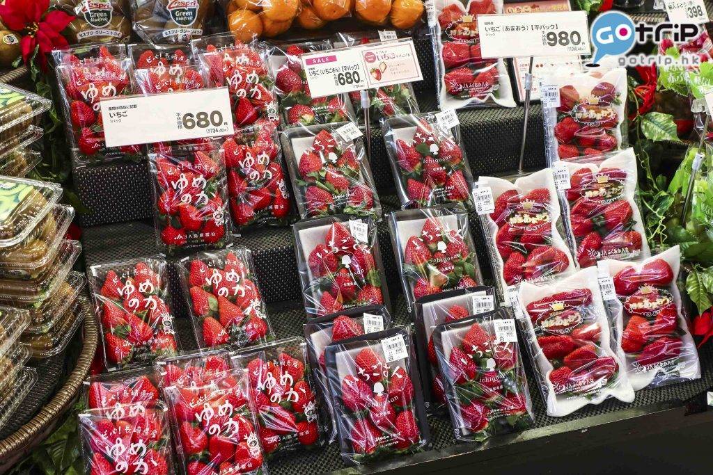 大阪 生果 市場 除了本地出產，亦有售外國入口生果。