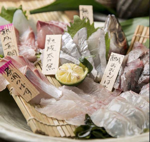 大阪美食 可以一次過食到不同的熟成魚。