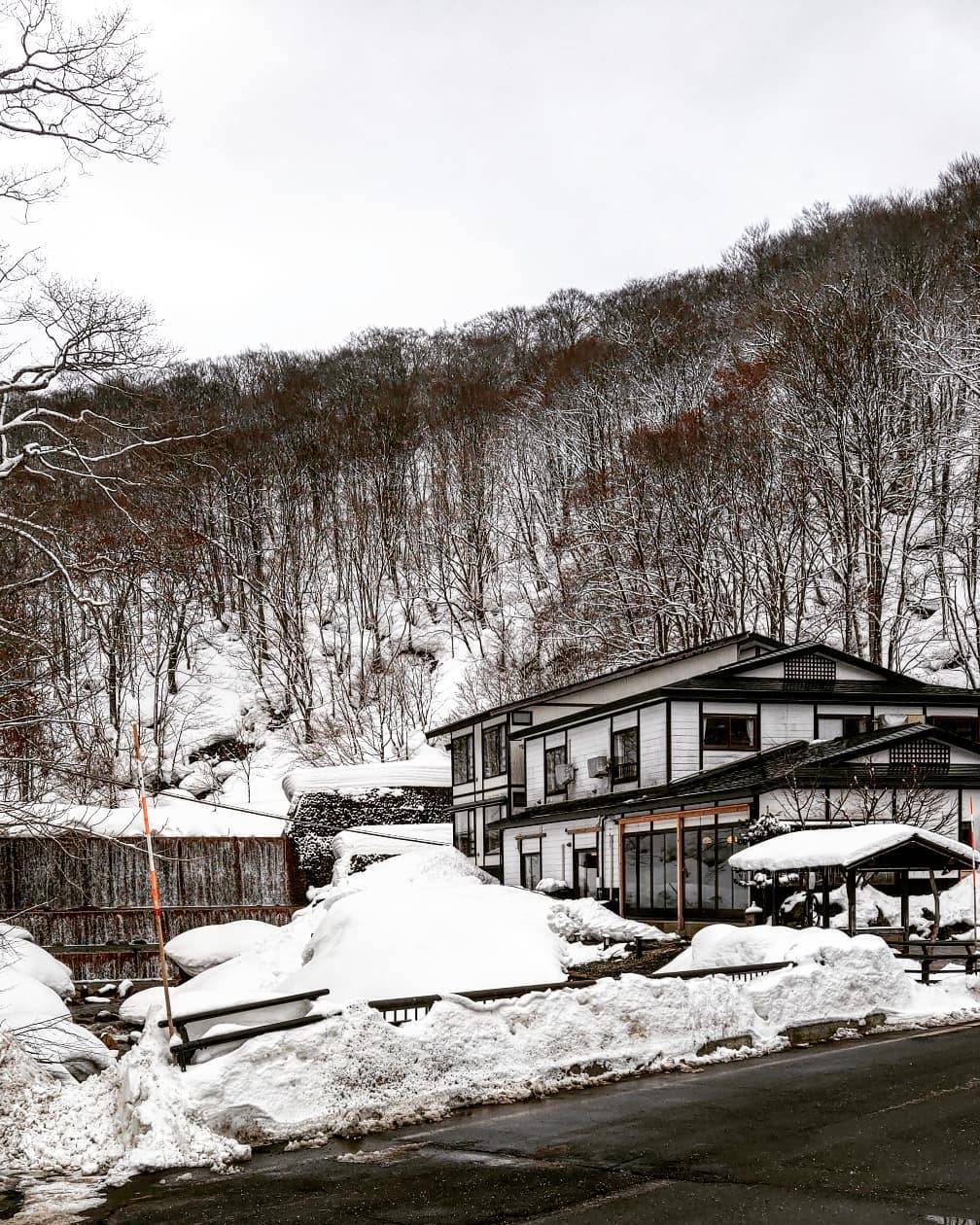 日本雪景溫泉 乳頭溫泉鄉中每個泉水水質跟效能各不相同。（credit：pigstravelrecord）
