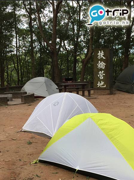 香港露營地點 在林蔭之中，即使外頭炎炎夏日，也有陣陣涼意！