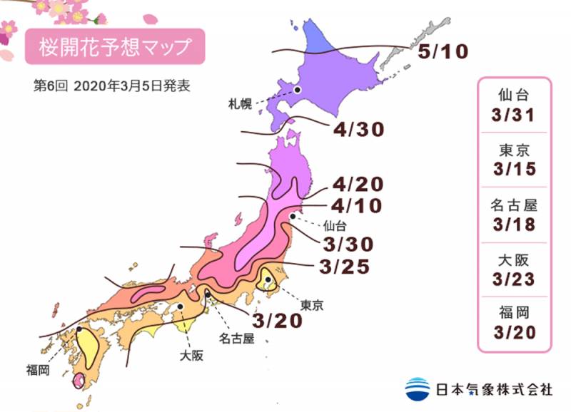 【日本櫻花2020 】持續更新懶人包!櫻花預測+賞櫻景點一網打盡!
