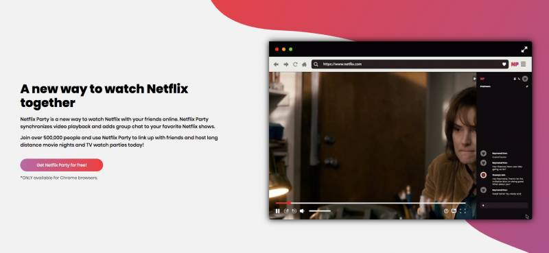 Netflix Party新增功能！安裝後即可與朋友同步煲劇＋即時傾偈