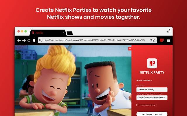 Netflix Party新增功能！安裝後即可與朋友同步煲劇＋即時傾偈