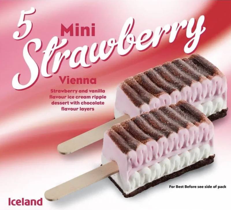 Viennetta千層雪糕3款迷你雪條！每支僅86卡路里內 海鹽焦糖味/原味/草莓
