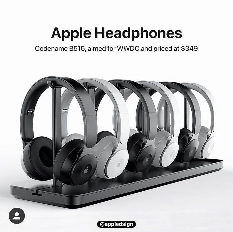 Apple蘋果首推頭戴式耳機 無線設計任換配件！將會推出玫瑰粉？