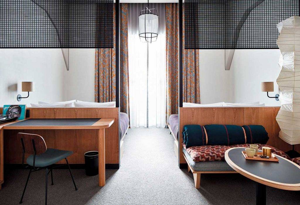 京都住宿 空間寬敞的Historic Twin雙床房約517呎，213間客房共有多種不同的 房型。 ©Stephen Kent Johnson