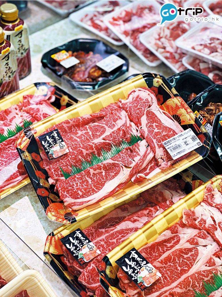 日本美食 香川縣產和牛肩壽喜燒肉片每百克¥698/HK$51