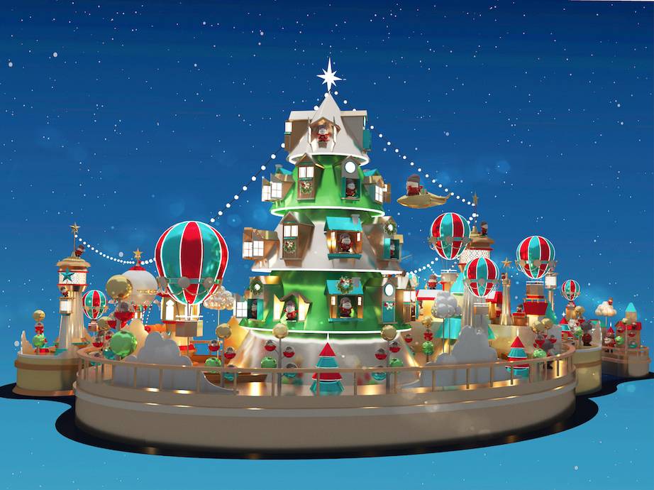 聖誕好去處2020 將軍澳Popcorn「聖誕老人未來空中小鎮」