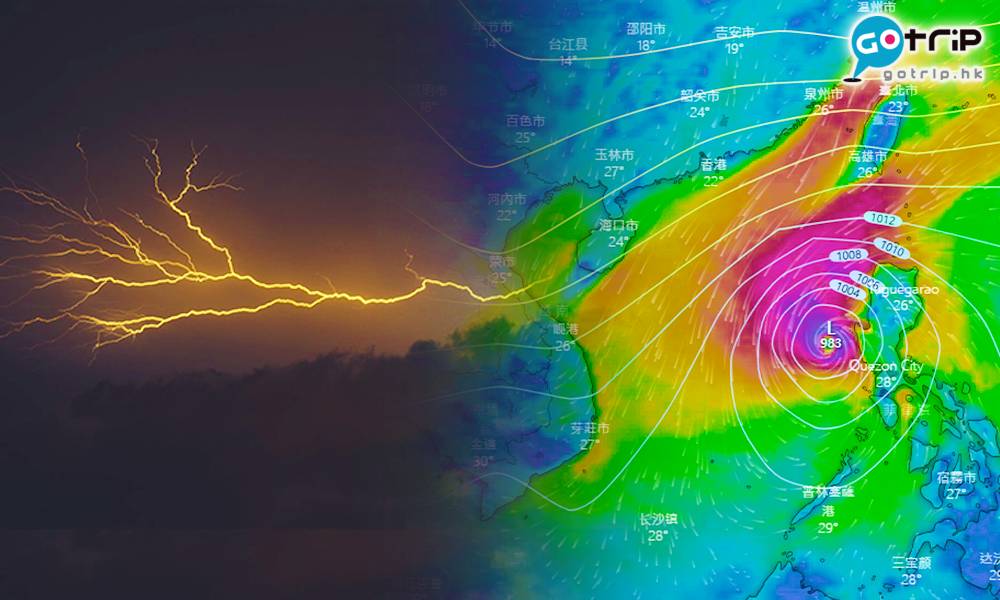 台风环高周末掠港 连日多云有雨 离岸风力达3号波
