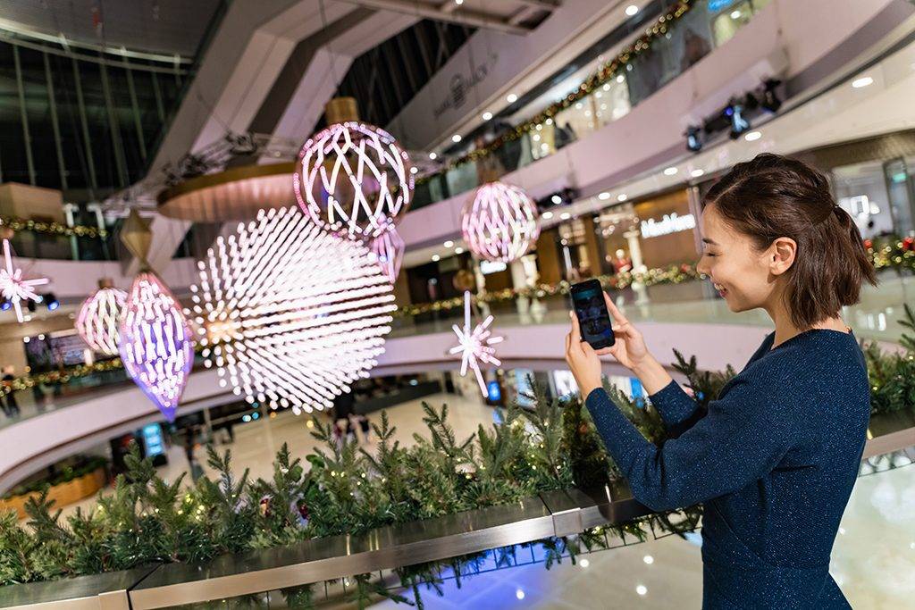 聖誕好去處2020 中環ifc超美6米高大型球體燈飾裝置