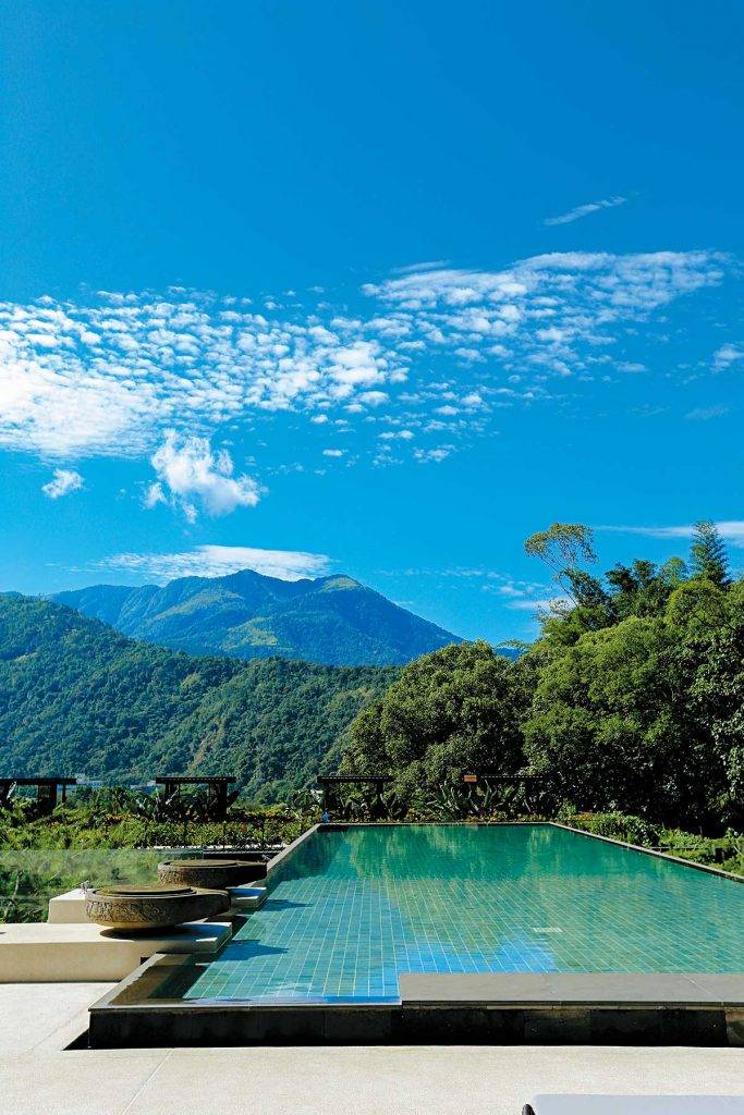 台灣新酒店 綠林圍繞的懸空無邊際泳池，被台灣人選為 全台最美的泳池。