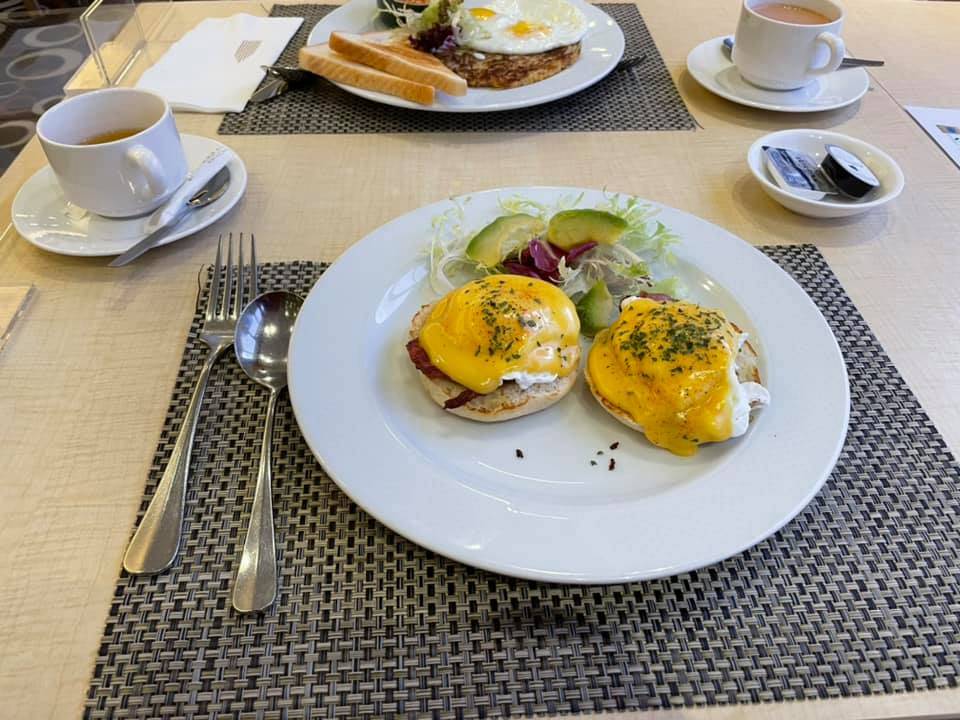 不過事主又有讚城景國際酒店早餐「幾好食」。（Facebook@城景國際酒店(The Cityview Hotel)）
