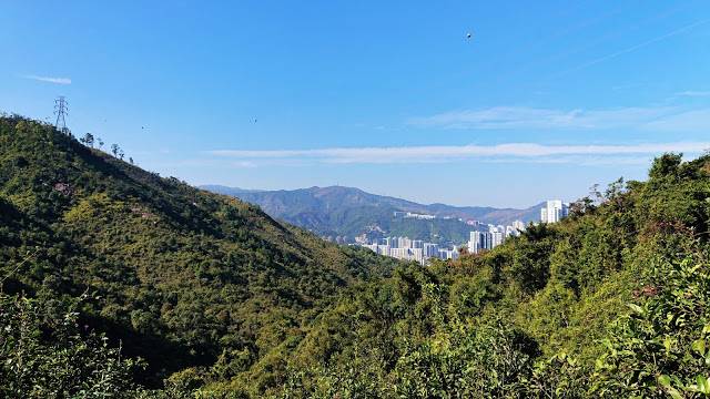 香港行山好去處 一直行15分鐘左右，就可以遠眺道風山和寶福山，在此可稍作休息。