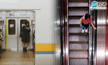 日本立法禁止行人於扶手電梯上行走