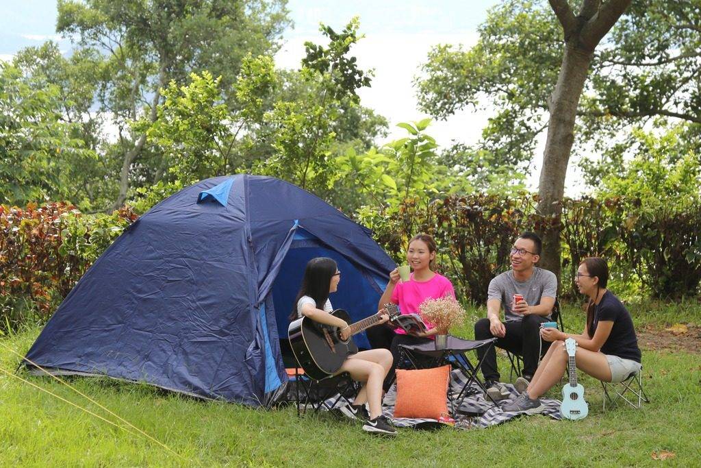 【摩星嶺青年旅舍】兩手fingfing去露營，有專人搭埋營，非常方便！