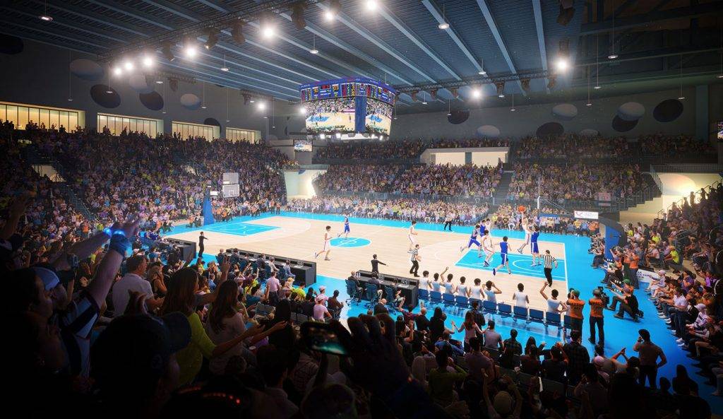 啟德體育園 室內運動場亦可舉行大型籃球賽