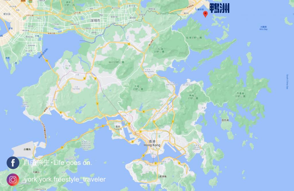 鴨洲位於香港的東北部，沙頭角海以東，吉澳以西，是一個有人居住而面積最小的島嶼（圖片來源：自由旅生授權圖片）