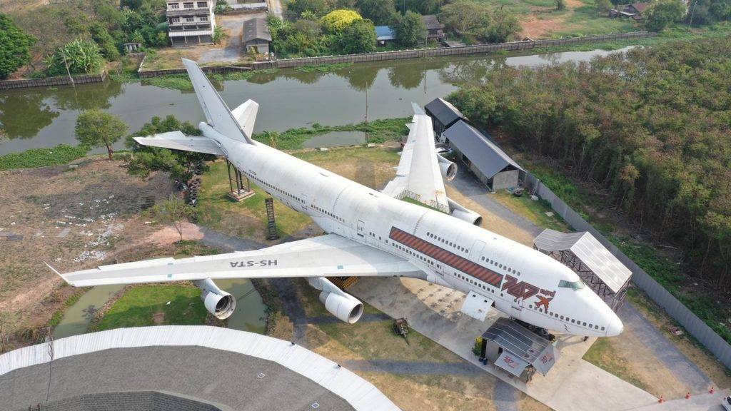 疫後冲遊 747 Cafe改裝自泰國東方航空的大型雙層客機。