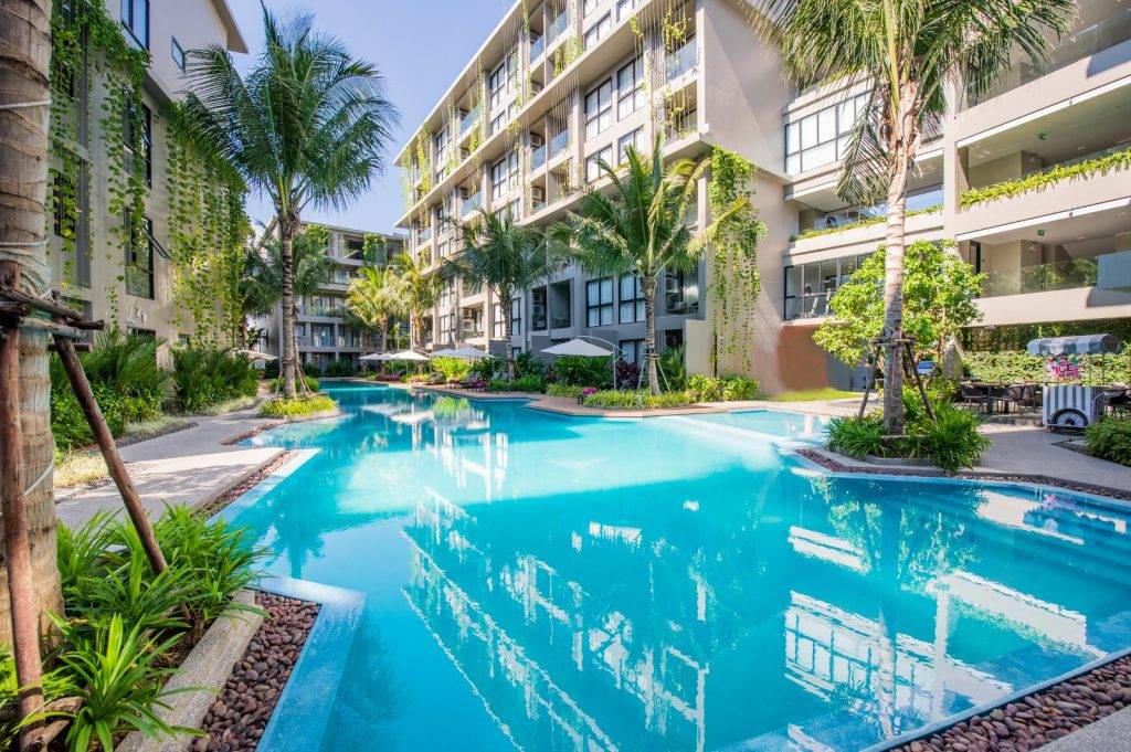 布吉度假村酒店 布吉鑽石度假村內擁有大型泳池。