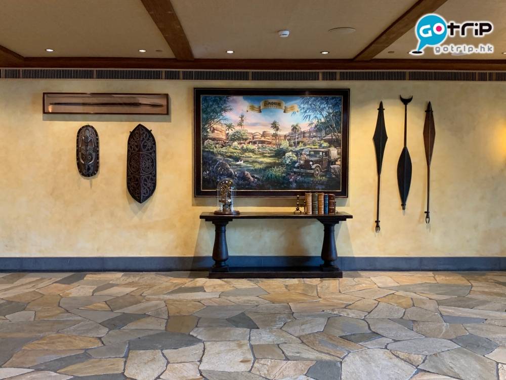 迪士尼探索家度假酒店 酒店展示過千件各地工藝品同珍藏，大家都可以細心欣賞及打卡。