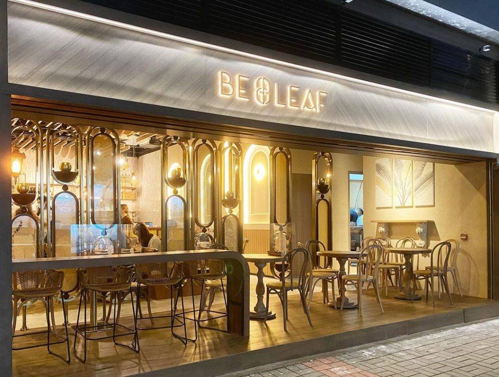 全新開幕的打卡Cafe「Be Leaf」（圖片來源：Instagram@ber_foodie 授權使用）