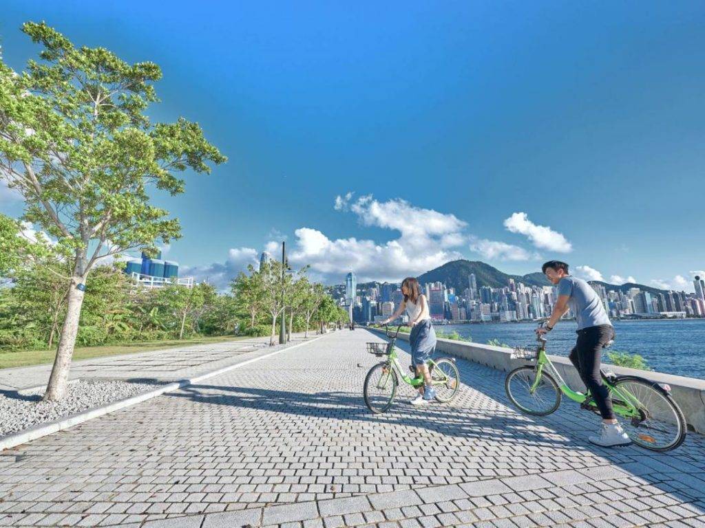 單車公園 必去的單車公園3.西九海濱長廊