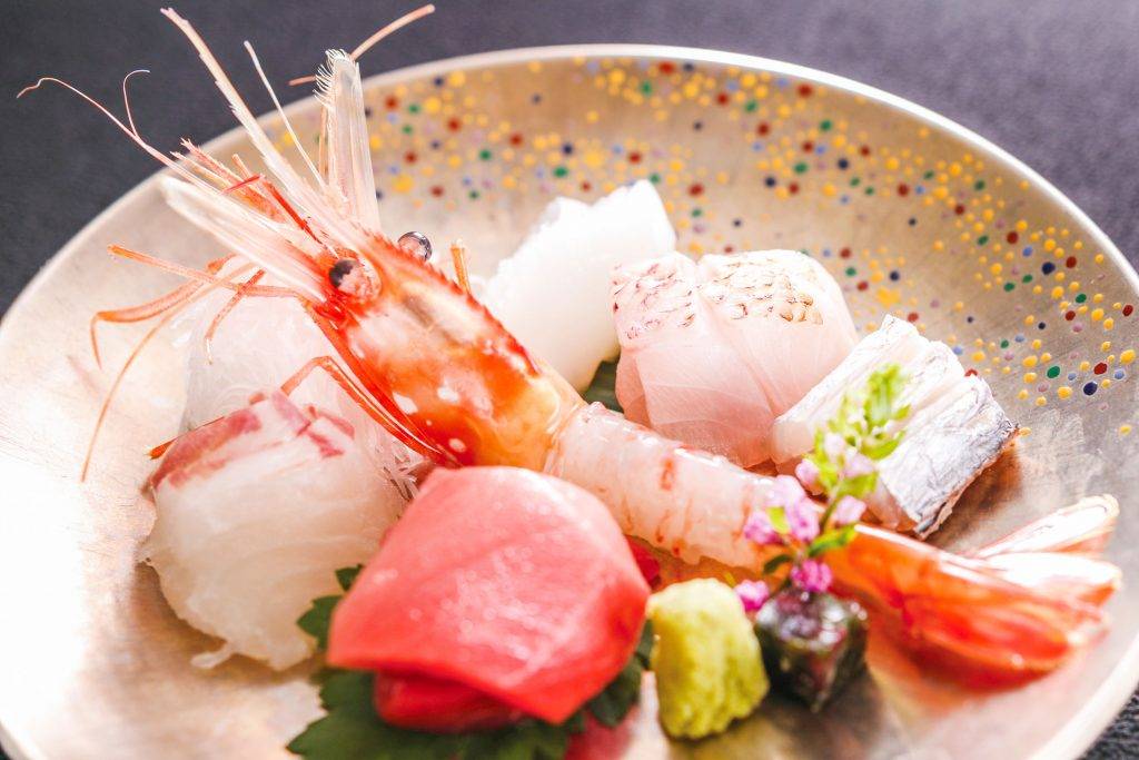 富山 溫泉大餐吃到的海鮮刺身特別肥美新鮮。