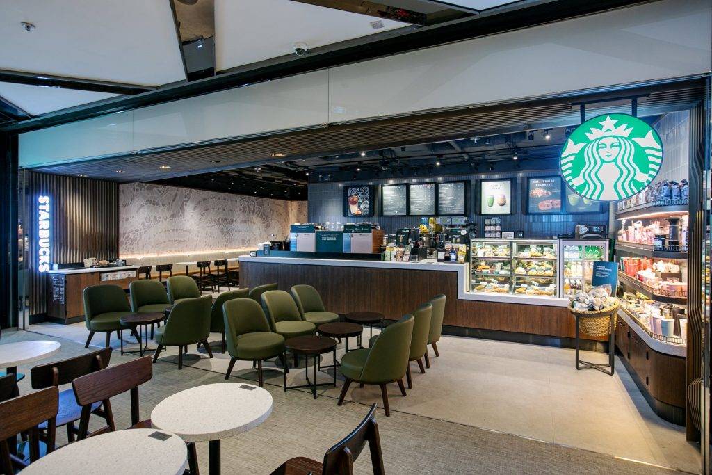 Starbucks 示意圖，非涉事酒店